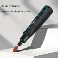 Conjunto de Molinillo Eléctrico Recargable por USB de 15 piezas/50 piezas para Tallar Jade, Molino Eléctrico Doméstico Mini Tipo Bolígrafo Máquina de Molienda Giratoria Herramienta para Esquinas de Muebles - details 1