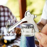 Llavero Multifuncional de Acero Inoxidable EDC 8 en 1 Abre Botellas, Destornillador, Herramienta de Supervivencia al Aire Libre - details 5