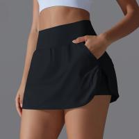 Faldas de tenis 2 en 1 para mujer, pantalones cortos de cintura alta de secado rápido, Fitness, correr, Golf, bádminton, falda antiexposición, ropa deportiva para gimnasio - details 14