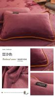 Funda de Almohada de Franela Suave de Color Sólido Tamaño 48*74cm Cómoda para Adultos - details 6
