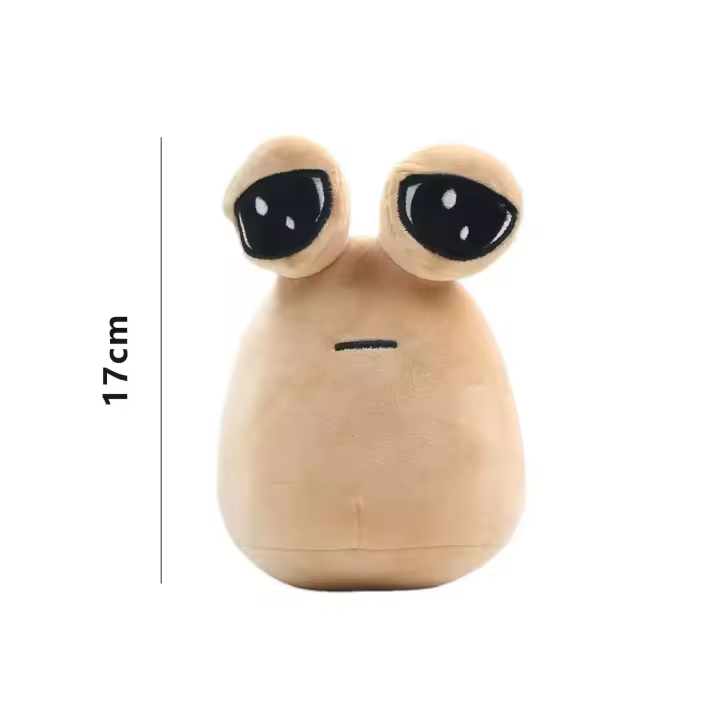 Muñeco de peluche de bola de broma, juguete de Alien, POU, nerdy, Caracol, almohada suave y sedosa, regalo de cumpleaños - 1