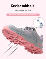 Zapatos de Trabajo para Mujeres Zapatillas de Seguridad en Acero Anti-golpes, No Resbaladizos, Protección de Pie - details 5