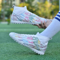 Zapatos de fútbol para niños, zapatos de fútbol antideslizantes y resistentes al desgaste, adecuados para jugar al fútbol, ​​césped, etc. - details 7