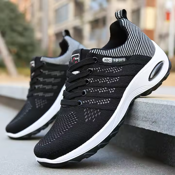 Zapatillas de moda para hombre Zapatillas de malla con amortiguación de aire Zapatillas de deporte transpirables Casual Running Shoes Fitness Shoes - 1