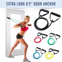 Banda de Resistencia Nivel 5 con Mango para Yoga, cuerda para ejercicios de estiramiento, banda tubular para entrenamientos en casa y entrenamiento de fuerza - details 0