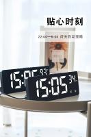 Reloj despertador Digital con Control por voz, alarma Dual de temperatura, repetición, reloj de mesa de escritorio - details 8