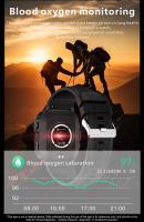 Relojes inteligentes hombre Fitness exterior deporte sano ritmo cardíaco presión arterial mujer Bluetooth llamada reloj - details 8