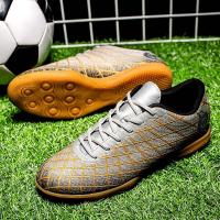 Zapatos de fútbol TF con uñas rotas para adultos, niños y niños pequeños, zapatos de entrenamiento profesional, transpirables de verano - details 1