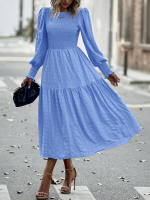 Vestido elegante de manga larga con cintura elegante de otoño e invierno para mujer - details 4