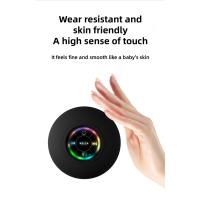 Mini Altavoz Bluetooth impermeable para baño, Audio inalámbrico para ducha, luz RGB, altavoz con ventosa, negro - details 4