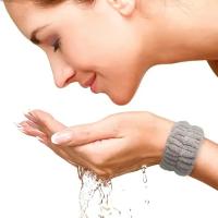 Muñequeras reutilizables para mujer, muñequeras de microfibra absorbente para lavado de cara, Yoga, correr, deporte, 2 pares - details 0
