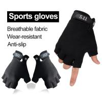 Guantes de gimnasio para levantamiento de pesas, ciclismo, entrenamiento de ejercicio, Fitness, transpirables y cómodos, 1 par - details 4