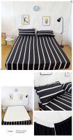 Sábana de Cama Impresa con Flor Azul Funda de Almohada de Lino Reactive para Cama Individual/Reina/Rey Protector de Almohada de Tela Elástica - details 6