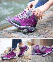 Zapatos de senderismo de alta calidad para mujer, botas impermeables para otoño e invierno, para exteriores, deportivas, senderismo, montaña, escalada, calzado atlético - details 9