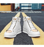 Zapatillas altas de marca para hombre, zapatos deportivos con plataforma de leopardo, zapatos de entrenamientos deportivos, zapatos de Skate informales, zapatos deportivos de tenis a la moda para niños - details 10