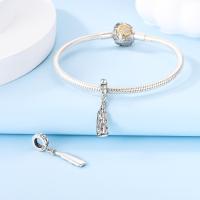 -Colgante de plata 925 para mujer, abalorio con cuentas colgantes, compatible con Pulsera Original, collar, regalo de joyería - details 3