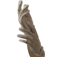 Guantes de novia de boda elegantes, tela suave, banquete, fiesta, muñeca, novia, dama de honor - details 0