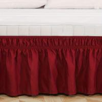 Falda De Cama Elástica De Color Puro, Suministros De Ropa De Cama Suave Para La Cama, 1 unidad - details 15