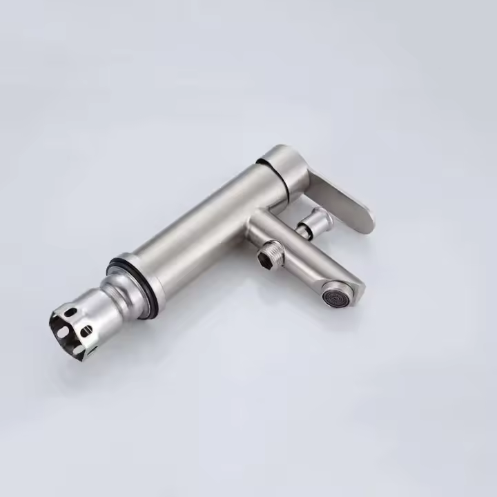 Grifo mezclador frío y caliente para lavabo con cabezal de ducha, champú, lavabo, grifo de baño de doble uso, accesorios de baño - 1