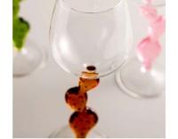 Copa de Vino de Cristal Estilo INS 350ml Rojo, Ámbar, Verde, Morado Juego de Gafas de Vino para el Hogar - details 3