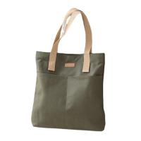 Bolso de mano de hilo de coser para mujer, bolsa de compras de lona que combina con todo, gran capacidad, a la moda - details 6