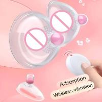 Control remoto Clitoris eléctrico conejo bomba mamaria ampliación pezón masaje vibrador juguetes sexuales femeninos para mujeres - details 0