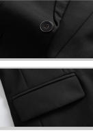 Blazer de Negocios Delgado para Hombres Colores de Caramelo Traje de Forma Casual para Oficina y Club Social - details 11
