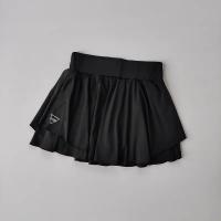 Falda corta deportiva para mujer, media falda falsa de dos piezas para correr, secado rápido, bloqueo de cadera, antideslumbrante, tenis transpirable - details 5