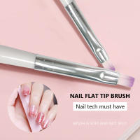 Brocha de Pintura de Patrón de Mango Blanco para Arte de Uñas 1Pcs Herramienta de Manicura DIY para Extensión de Gel UV Acrílico - details 2