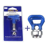 Boquilla de punta de pulverización sin aire con serie protectora de 7/8 "para pistola pulverizadora de pintura sin aire de alta presión, punta de pulverización de aerógrafo, herramientas para el jardín y hogar - details 0