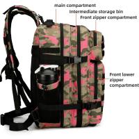 SOMY Mochila táctica Molle de 45L 3P, bolsa de senderismo para exteriores, impermeable, para escalada, camping y senderismo. - details 1