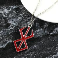 Collar con Logo del símbolo de Anime Berserk, colgantes con Logo de espada Guts, joyería de decoración para Cosplay, accesorios de collar, regalos - details 5