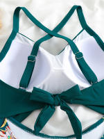 Bañador de una pieza con realce para mujer, traje de baño Sexy ahuecado, Monokini, ropa de playa para verano, 2024 - details 5