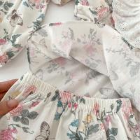 Ropa de verano para niña, Vestido de flores, cómodo y bonito para andar fuera, 2024 - details 1