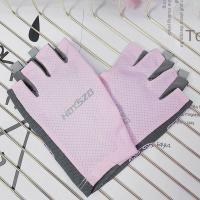 Guantes de seda de hielo cómodos para deportes al aire libre, mapla de medio dedo, alta elasticidad, conducción, pesca, ciclismo - details 7