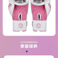 Guantes profesionales de boxeo tailandés para mujeres, lucha libre, Sanda, MMA, Muay, Karate, niños, adolescentes, entrenamiento, Fiess - details 15