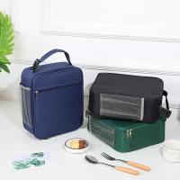 Nueva bolsa de almuerzo con aislamiento de gran capacidad, bolsa de caja de almuerzo portátil impermeable gruesa de papel de aluminio para estudiantes trabajadores de oficina - details 0
