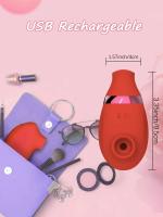 Consolador de pene potente vibrador de clítoris vaginal chupando y lamiendo estimulación dual masajeador femenino juguete sexual para adultos - details 10