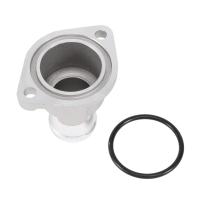 Brida del conector del manguito del refrigerante del radiador 026121145 E para VW Golf A6 Asiento J Etta Santana Scirocco Passat B3 B4 Lupo Caddy - details 0