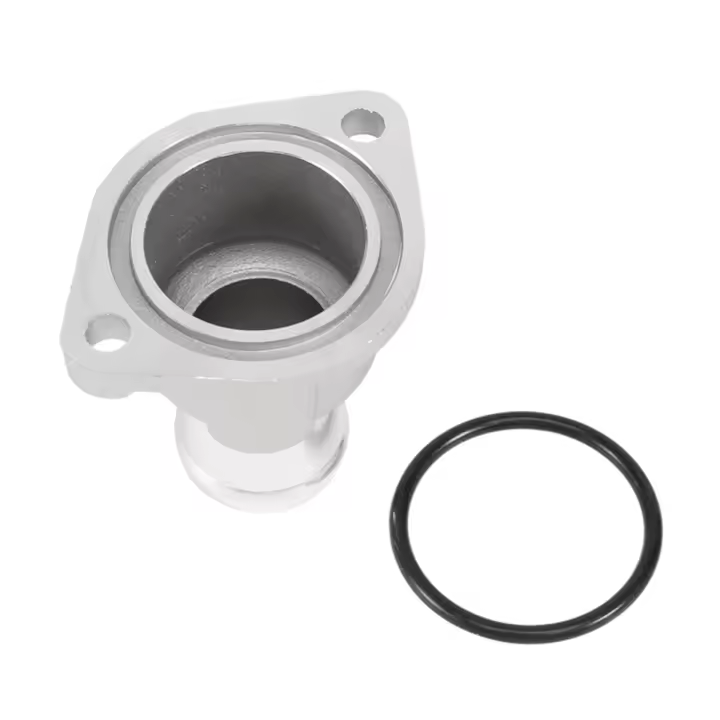 Brida del conector del manguito del refrigerante del radiador 026121145 E para VW Golf A6 Asiento J Etta Santana Scirocco Passat B3 B4 Lupo Caddy - 1