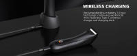 Recortador de pelo de ingle - Recortador eléctrico Manscape para hombres, recortador de bolas impermeable para el cuidado del púbico/cuerpo/ingle con cuchilla de cerámica, luz LED, base de carga - details 3