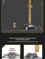 Grúa y Vehículo de Construcción para Niños, juego de Juguetes de Aleación, Modelo Realista de Maquinaria de Ingeniería - details 2