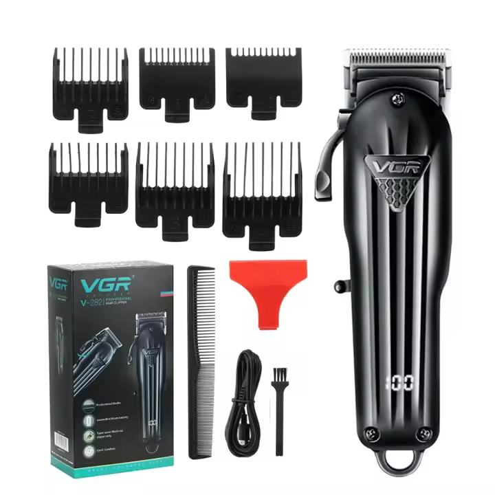 VGR-cortadora de pelo V-282 para hombre, máquina eléctrica profesional, recargable, inalámbrica - 1