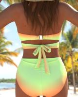 Bikini nuevo sexy traje de baño de mujer con tirantes cruzados tipo halter - details 6