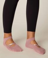 Calcetines de algodón transpirables y absorbentes para Yoga, medias antideslizantes de silicona para Pilates, Ballet y Fitness, 2 pares - details 18