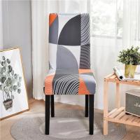Funda geométrica de LICRA elástica, fundas elásticas para sillas para bodas, hoteles, banquetes y comedores - details 7