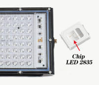 Reflector de luz ultravioleta para exteriores, lámpara fluorescente de escenario con enchufe europeo para fiesta, 50W, 100W, CA 220V, 395nm, 400nm - details 6