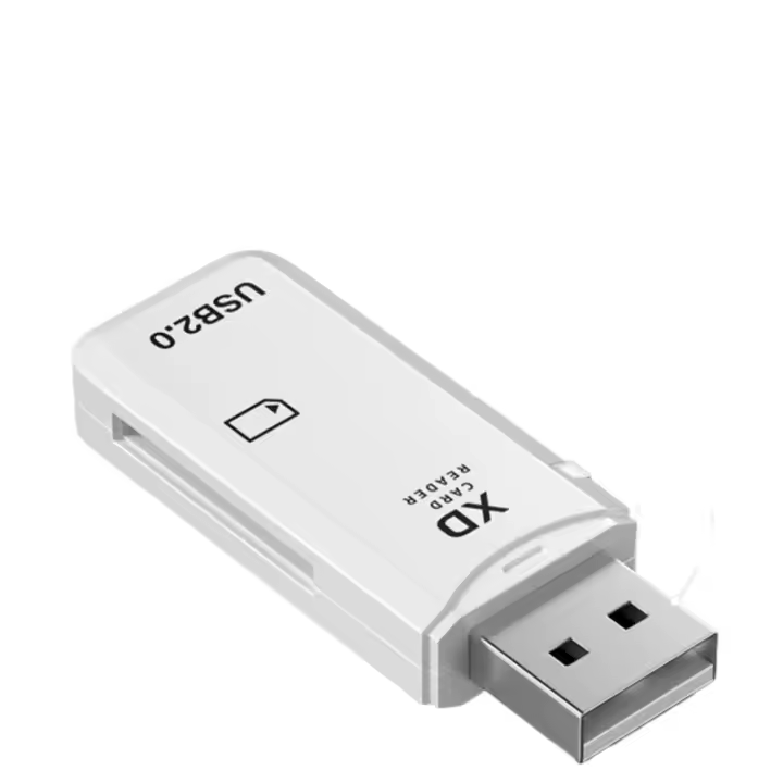 Lector de tarjetas Usb 2,0 de alta velocidad, adaptador de unidad Flash de memoria de un solo puerto XD, accesorios para pc y portátil, 1 unidad - 1