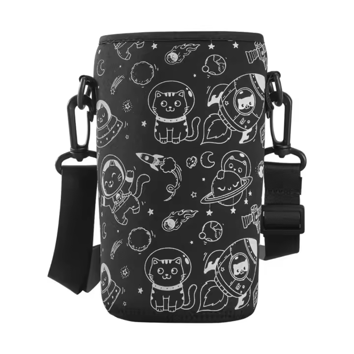Piezas de funda para botella de agua, bolsa aislante con bandolera, 1300/1700ml, 1 unidad - 1