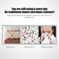 Toallas faciales desechables de algodón para baño, toallitas desmaquillantes, seco y húmedo, rollo de papel para el cuidado de la piel - details 1